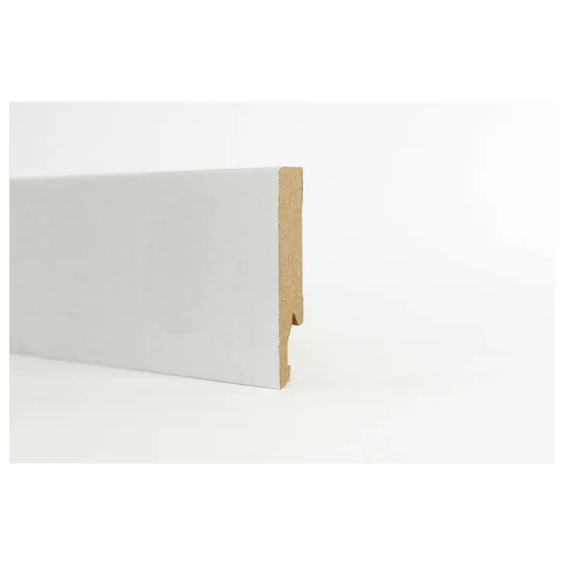Battiscopa 100X14 Mm Mdf 240 Cm Bianco - 5 Pz