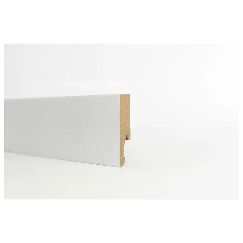 Battiscopa 60X14 Mm Mdf 240 Cm Bianco - 10 Pz