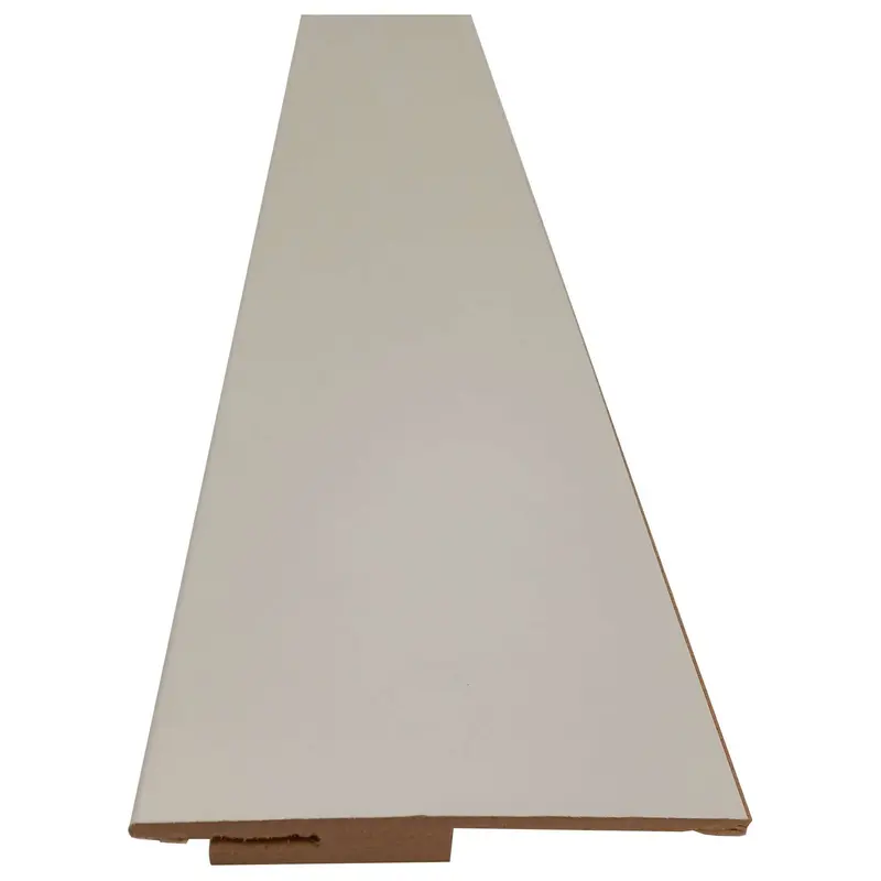 Battiscopa Bussola Singola Mdf Bianco H.2150 Sp.12