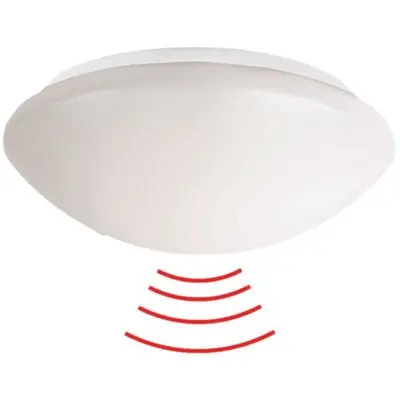 BEG ITALIA 94440 Plafoniera Rivelatore Movimento HF 360° E27 60W Ø275mm