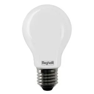 BEGHELLI 56523 LAMPADA LED GOCCIA OPALE 8W 230VAC E27