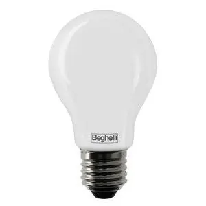 BEGHELLI 56527 LAMPADA LED GOCCIA OPALE 12W 230VAC E27