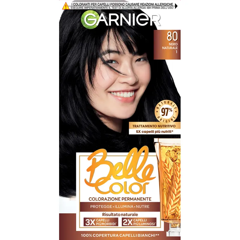 BELLE COLOR N.80.1 NERO NATURALE