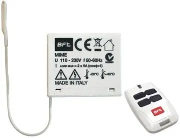 BFT KITMIMEAC - Kit Ricevente da Interno 433MHz con Telecomando MIME PAD