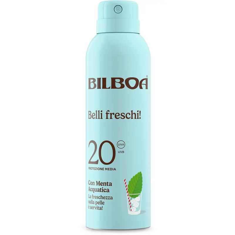 BILBOA BELLI FRESCHI SPRAY SPF20 PROTEZIONE MEDIA CON MENTA ACQUATICA 150 ML