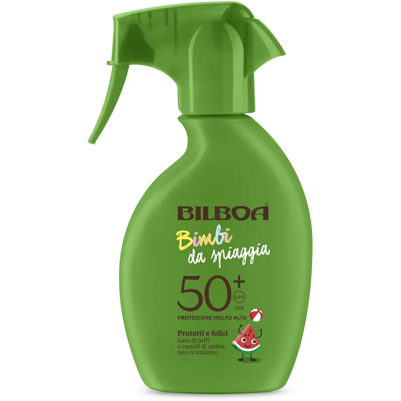BILBOA BIMBI DA SPIAGGIA SPF50+ PROTEZIONE MOLTO ALTA TRIGGER 250 ML