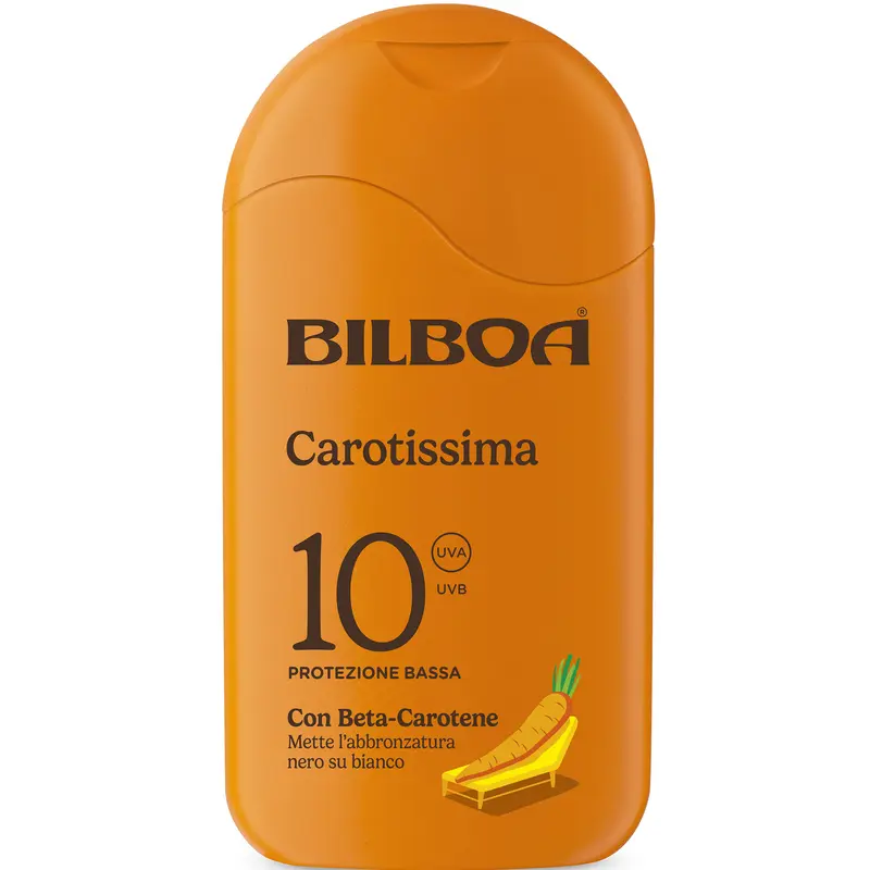 BILBOA CAROTISSIMA CREMA SOLARE SPF10 PROTEZIONE BASSA 200 ML