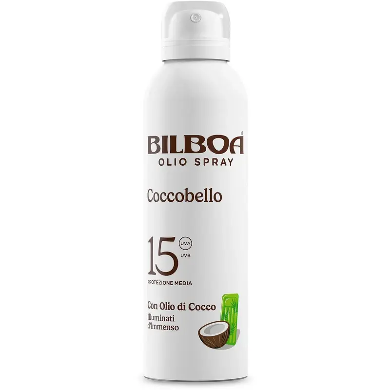 BILBOA COCCOBELLO OLIO SPRAY SPF15 PROTEZIONE MEDIA CON OLIO DI COCCO 150 ML