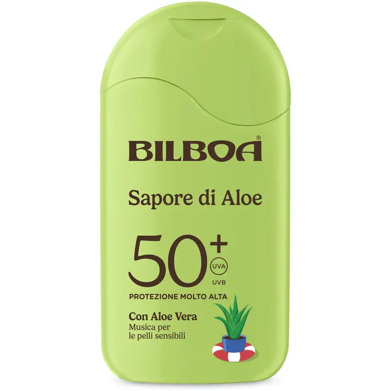 BILBOA SAPORE DI ALOE LATTE SOLARE SPF50+ PROTEZIONE MOLTO ALTA 200 ML
