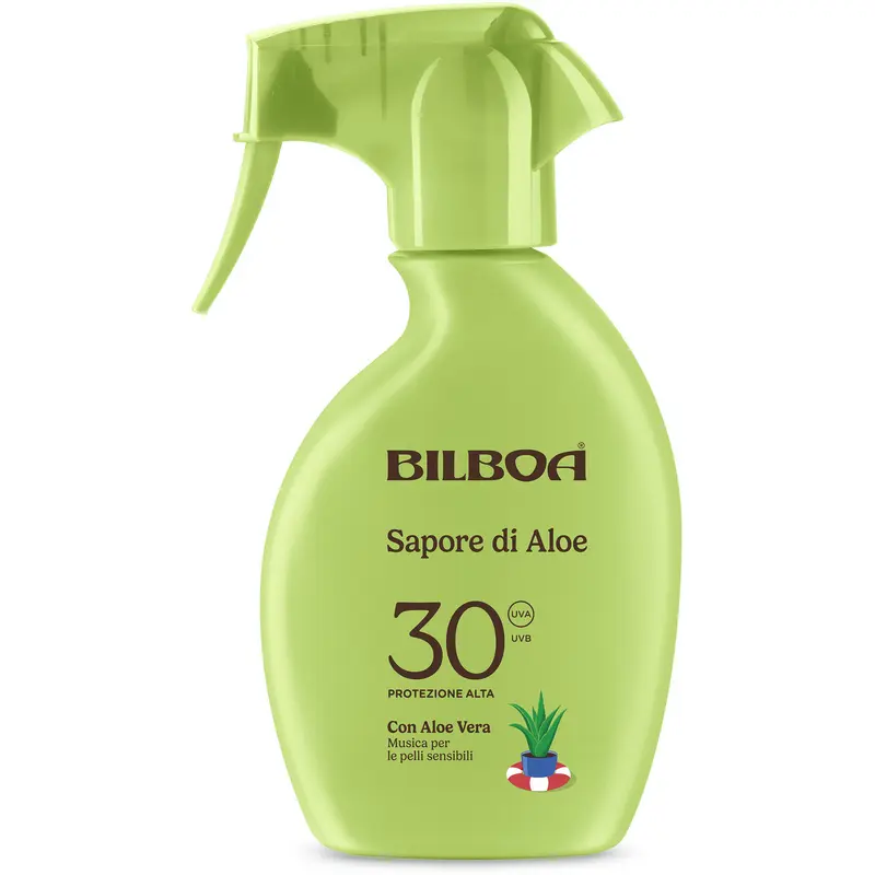 BILBOA SAPORE DI ALOE SPF30 PROTEZIONE ALTA TRIGGER 250 ML