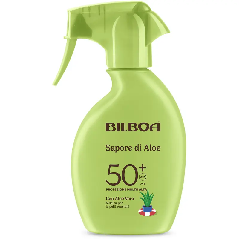 BILBOA SAPORE DI ALOE SPF50+ PROTEZIONE MOLTO ALTA TRIGGER 250 ML