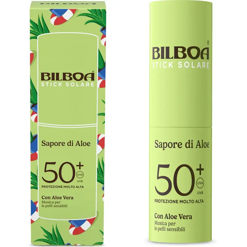 BILBOA SAPORE DI ALOE STICK SOLARE PROTEZIONE MOLTO ALTA SPF50+ 10 grammi