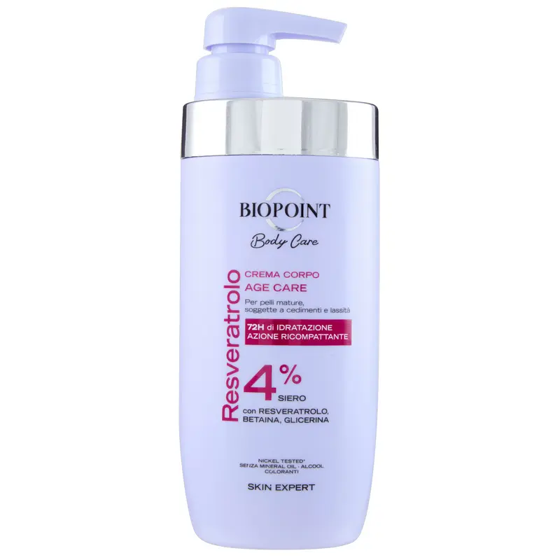 BIOPOINT BODY CARE CREMA CORPO AGE CARE RESVERATROLO 500 ML