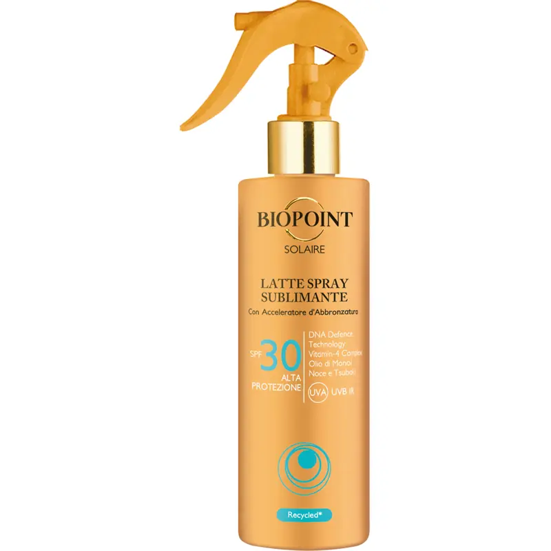 BIOPOINT LATTE SOLARE SPRAY SUBLIMANTE SPF 30 TRIGGER 250 ML