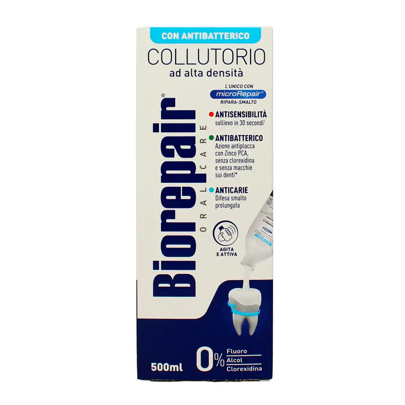BIOREPAIR COLLUTORIO 3in1 ANTISENSIBILITA' - ANTIBATTERICO - ANTICARIE 500 ML