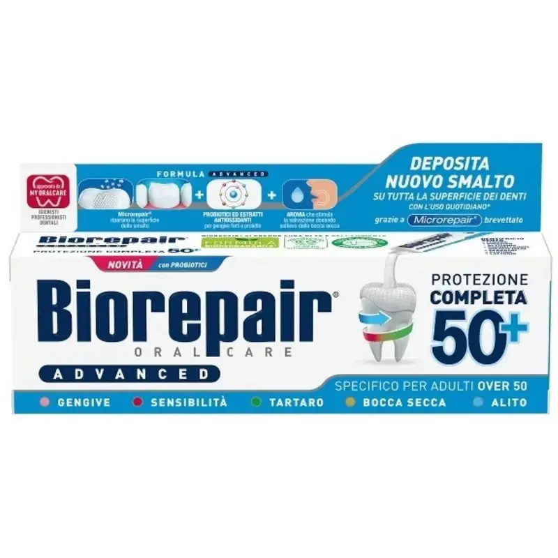 BIOREPAIR DENTIFRICIO ADVANCED PROTEZIONE COMPLETA 50+ 75 ML