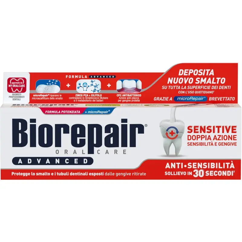 BIOREPAIR DENTIFRICIO ADVANCED SENSITIVE 75 ML