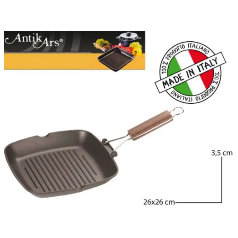 Bistecchiera Grill 26X26 Man. Piegh. 30.26-96 Antik