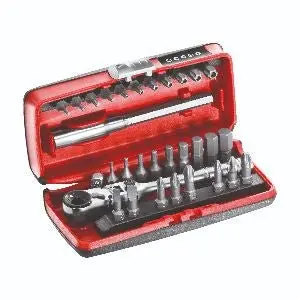 BLACK+DECKER U06060012 Set Inserti Cricchetto 31 Pezzi PH/PZ/TX Cassetta