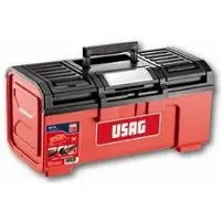 BLACK+DECKER U06410005 Cassetta Portautensili ABS 2 Scomparti Vassoio Amovibile Professionale
