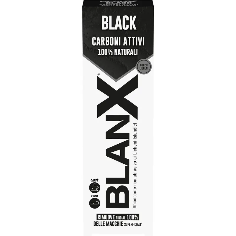BLANX DENTIFRICIO BLACK CARBONI ATTIVI 75 ML