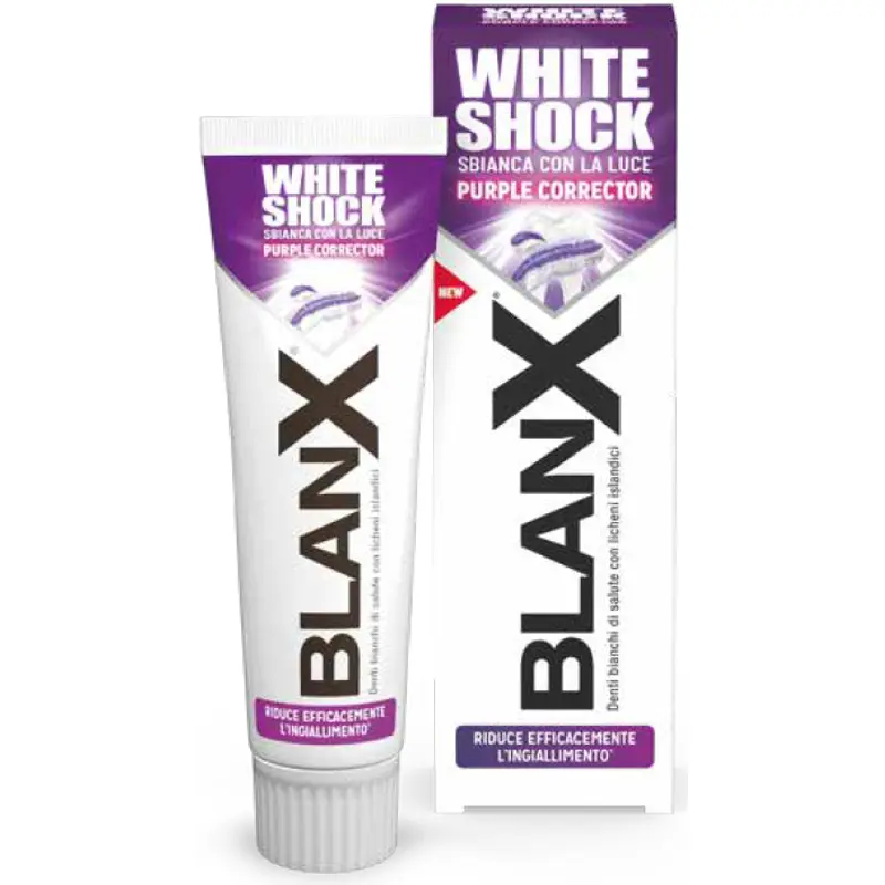 BLANX DENTIFRICIO WHITE SHOCK PURPLE CORRECTOR 75 ML
