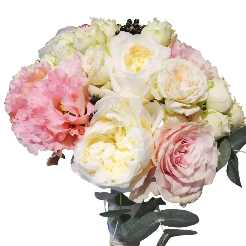 Bouquet fiori colori pastello