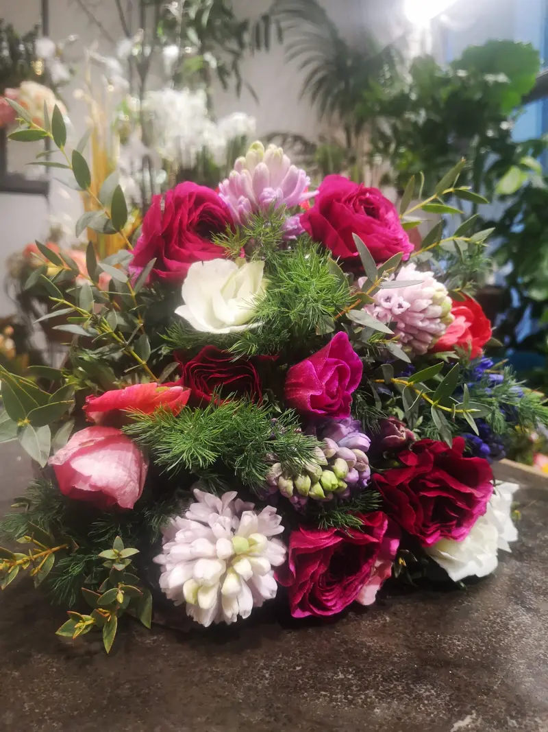Bouquet fuxia