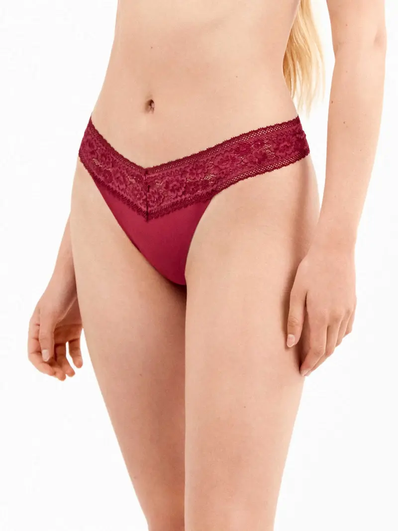 Brasiliana con Pizzo senza cuciture gisela