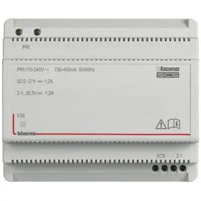 BTICINO   E56      ALIMENTATORE BUS INGRESSO 110...240VAC USCITA 27VDC