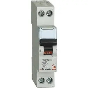BTICINO FC881C20 INTERRUTTORE MAGNET. 1P+N 20A 4,5KA CURVA C