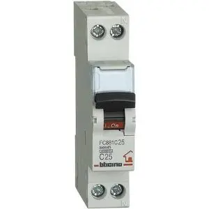 BTICINO FC881C25 INTERRUTTORE MAGNET. 1P+N 25A 4,5KA CURVA C