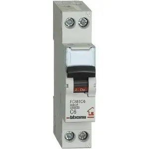 BTICINO FC881C6 INTERRUTTORE MAGNET. 1P+N 6A 4,5KA CURVA C