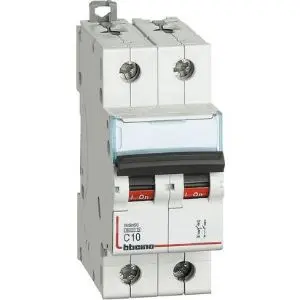 BTICINO FN81NC10 INTERRUTTORE MAGNET.1P+N 10A 6KA CURVA C