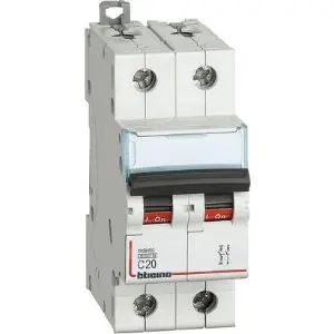 BTICINO FN81NC20 INTERRUTTORE MAGNET. 1P+N 20A 6KA CURVA C