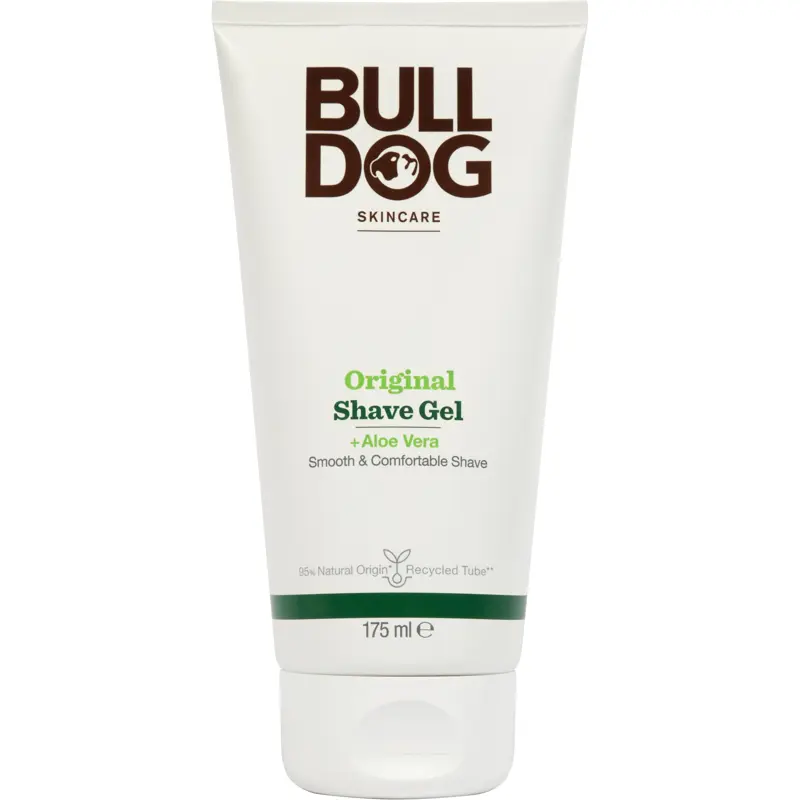 BULLDOG ORIGINAL GEL DA BARBA CON ALOE, CAMELINA E THE VERDE 175 ML
