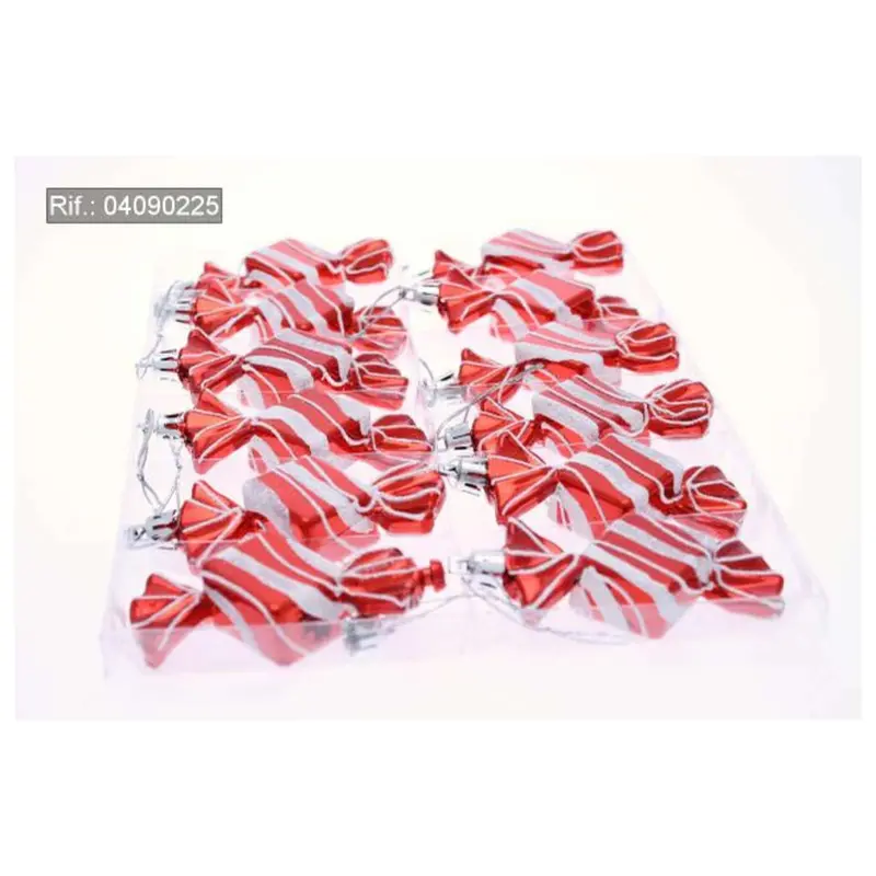 Bx 12 Candy Small Rombo Red R/2-2 X1