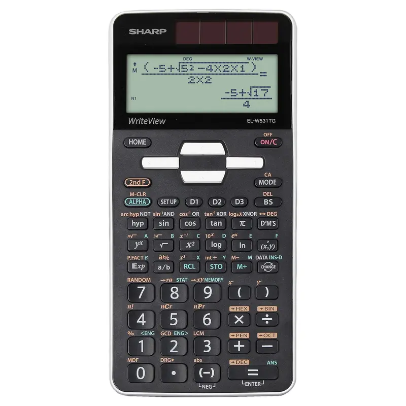 Calcolatrice Scientifica 422 Funzioni Writeview 16 Cifre (Sh-Elw531Tgbwh) Nera