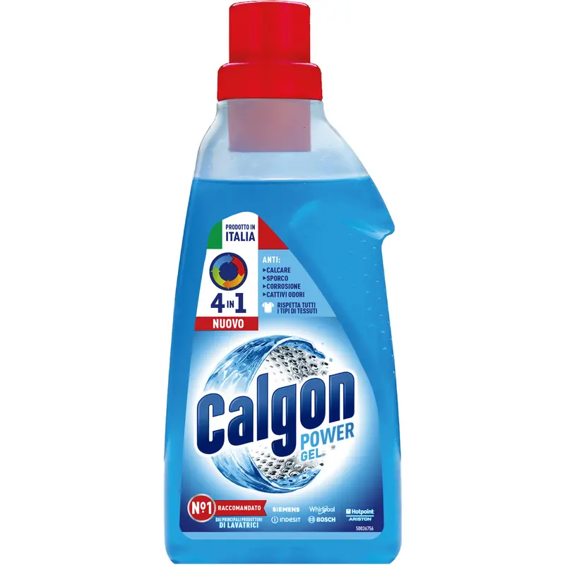 CALGON GEL POWER 4 IN 1 ANTICALCARE ANTISPORCO ANTICORROSIONE ANTI CATTIVI ODORI 750 ML