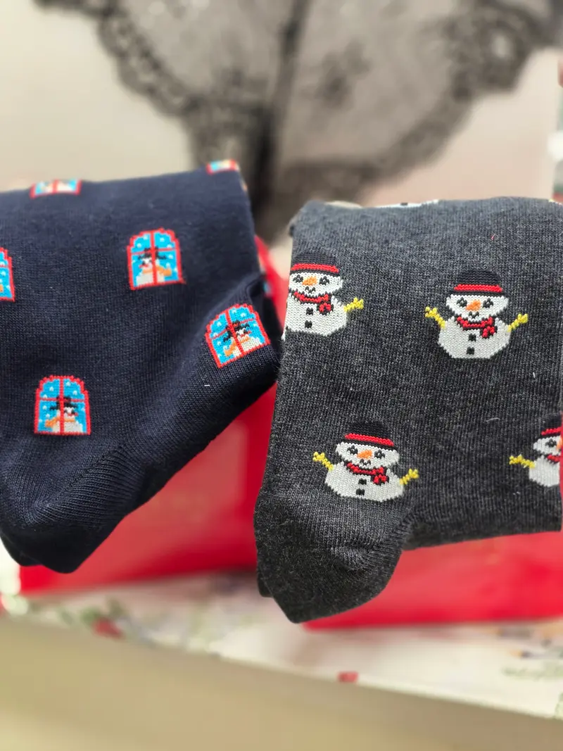 Calze Lunghe Uomo Caldo Cotone - Confezione Regalo