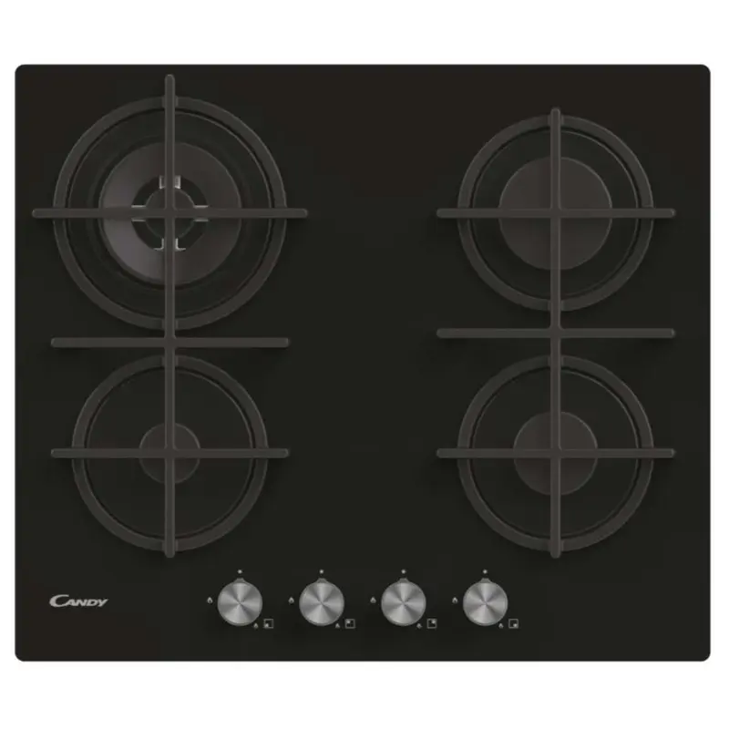 Candy Moderna CVG6BR4WPB Nero Da incasso 59 cm Gas 4 Fornello(i)