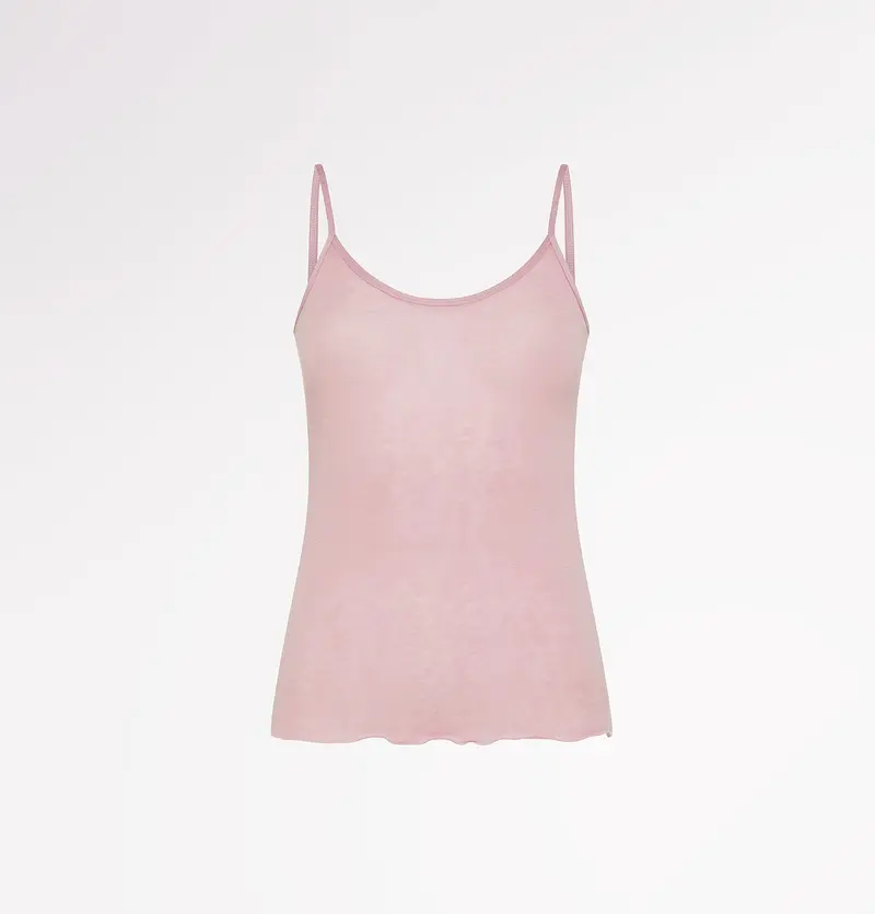 Canotta spallina fina in TENCEL™ seta per un comfort elegante e sostenibile
