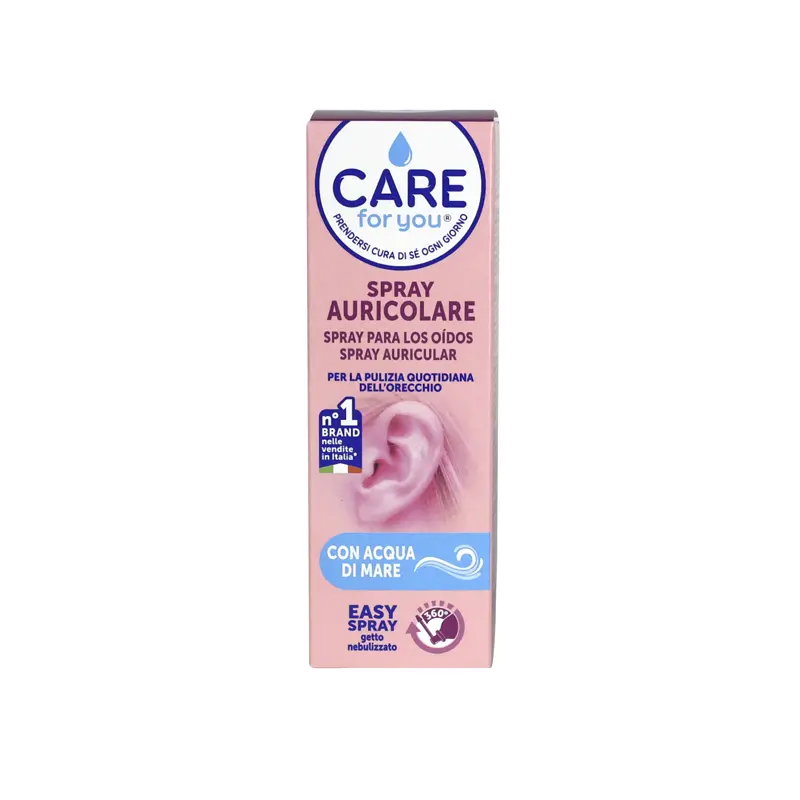 CARE FOR YOU SPRAY AURICOLARE CON ACQUA DI MARE 100 ML