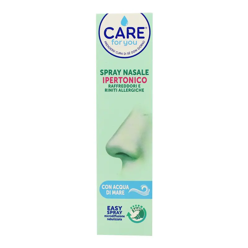 CARE FOR YOU SPRAY NASALE IPERTONICO RAFFREDDORI E RINITI ALLERGICHE 125 ML