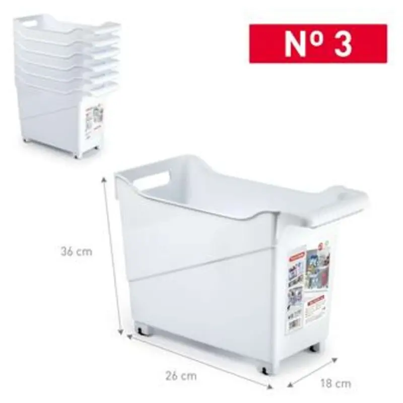 Carrello Milleusi 38X18X26 Bco 1458901