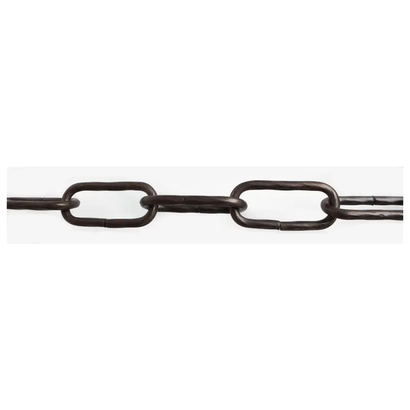 Catena Maglia Lunga Ritorta 4 Mm 2,5 M Nero