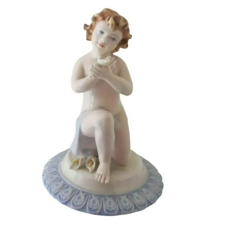 Cattin Angelo Porcellana con Calla H.16x11.5 Cm Made in Italy