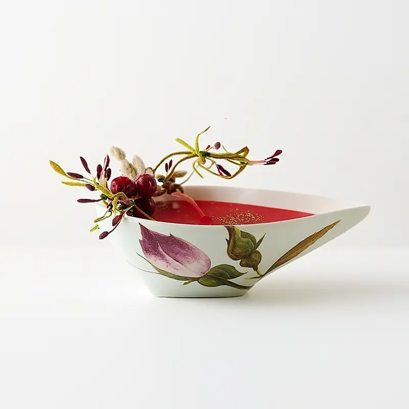 Ceramiche Viva Porta Candele 13x9xH.4,5 cm in Ceramica