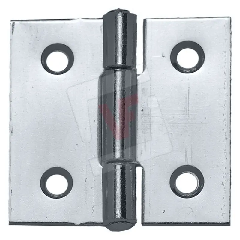 Cerniera Quadra Perno Fisso In Acciaio Zincato Mm. 31,5X31,5 - 24 Pz
