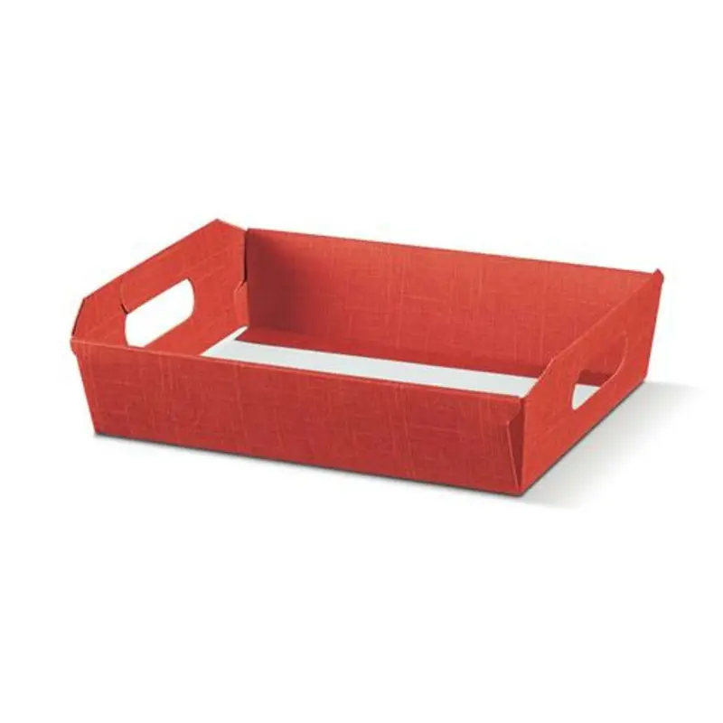 Cesto 350X260X70 Seta Rosso 13627 X1